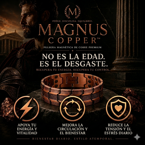 Magnus Copper™ Recuperación Silenciosa para el Hombre Moderno