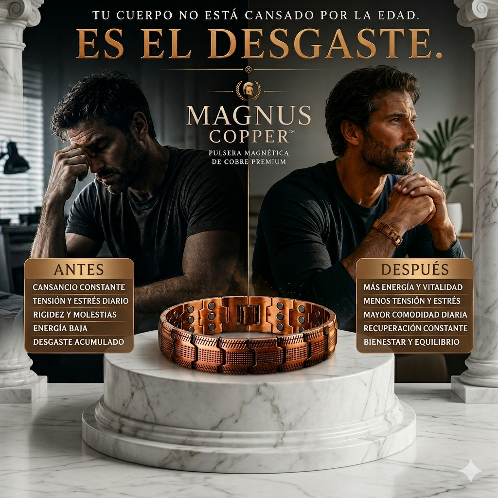 Magnus Copper™ Recuperación Silenciosa para el Hombre Moderno